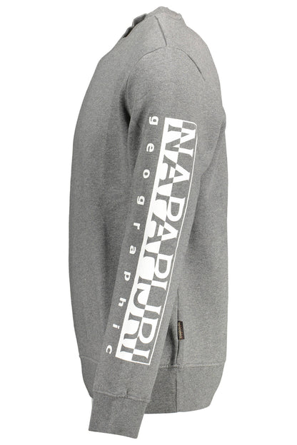 NAPAPIJRI FELPA SENZA ZIP UOMO GRIGIO