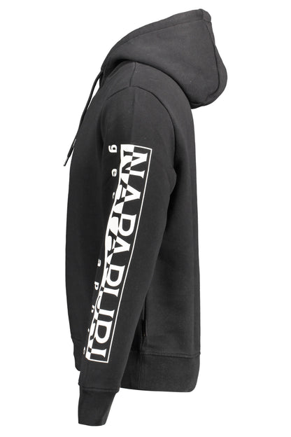 NAPAPIJRI FELPA SENZA ZIP UOMO NERO