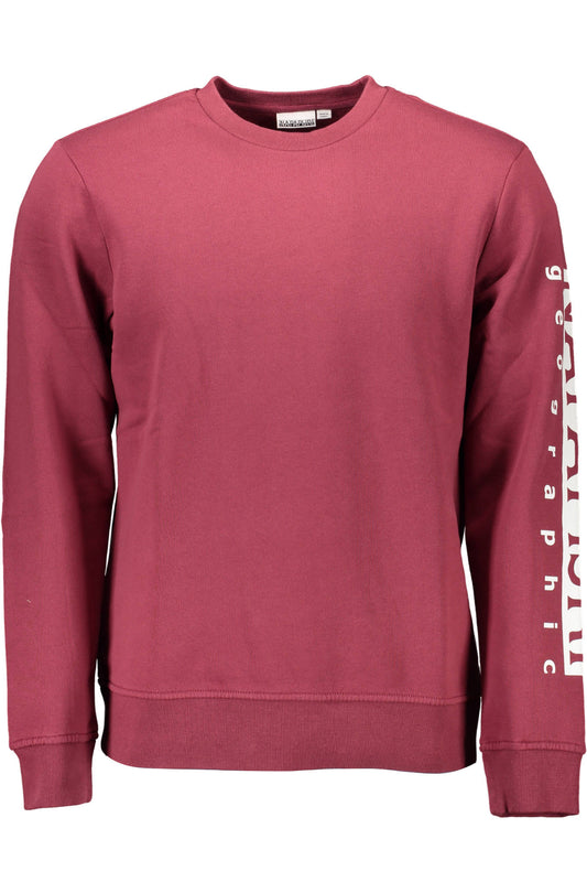 NAPAPIJRI FELPA SENZA ZIP UOMO ROSSO
