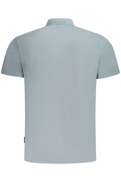 NAPAPIJRI POLO MANICHE CORTE UOMO GRIGIO