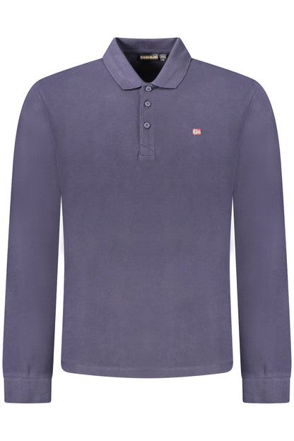 NAPAPIJRI POLO MANICHE LUNGHE UOMO BLU