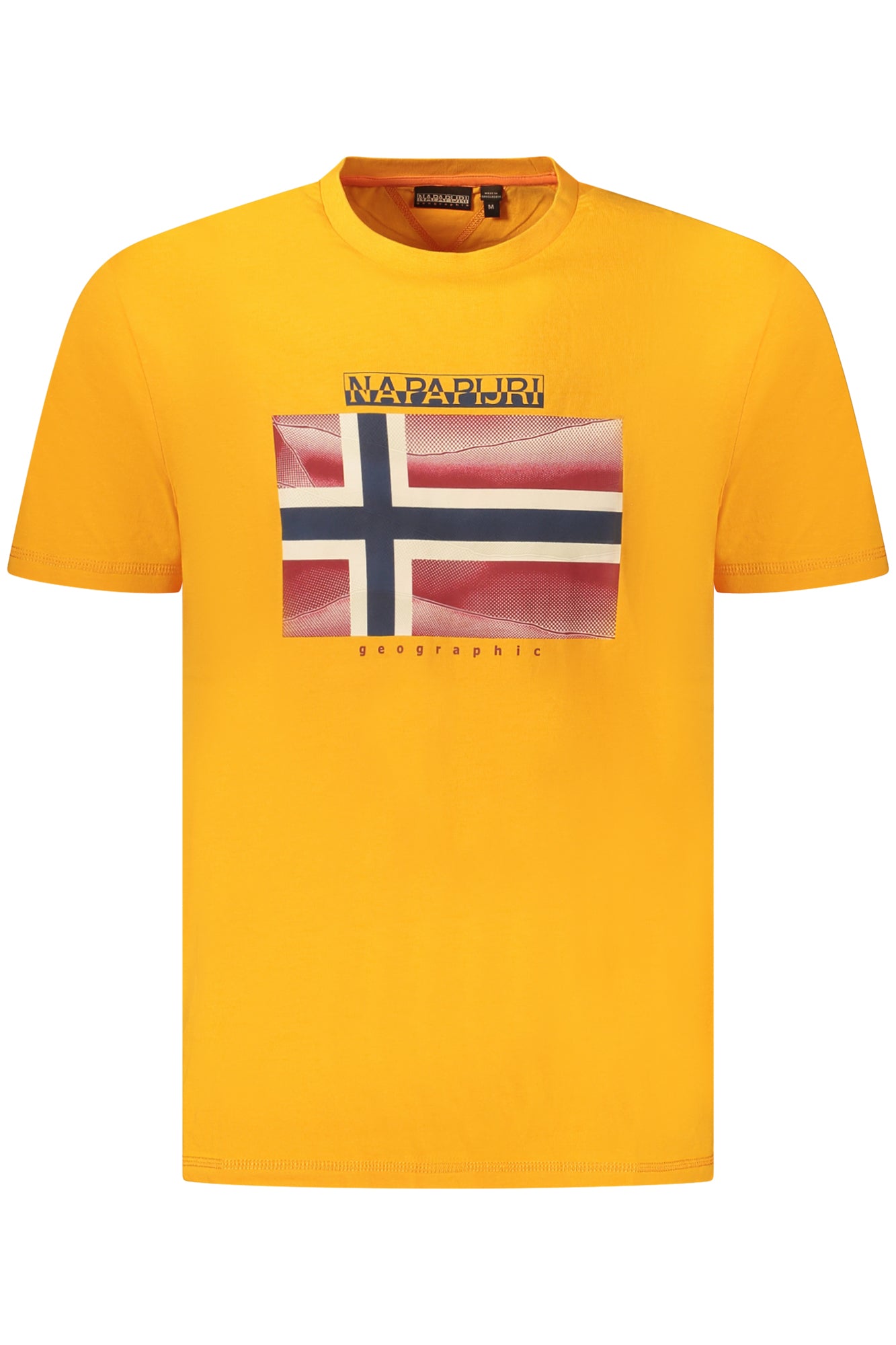 NAPAPIJRI T-SHIRT MANICHE CORTE UOMO ARANCIO