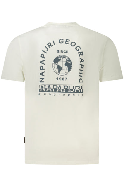 NAPAPIJRI T-SHIRT MANICHE CORTE UOMO BIANCO