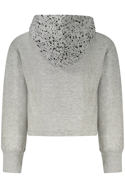 NIKE FELPA CON ZIP BAMBINA GRIGIO