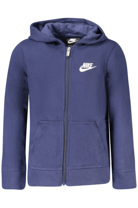 NIKE FELPA CON ZIP BAMBINO BLU