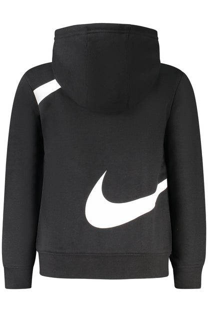 NIKE FELPA CON ZIP BAMBINO NERO