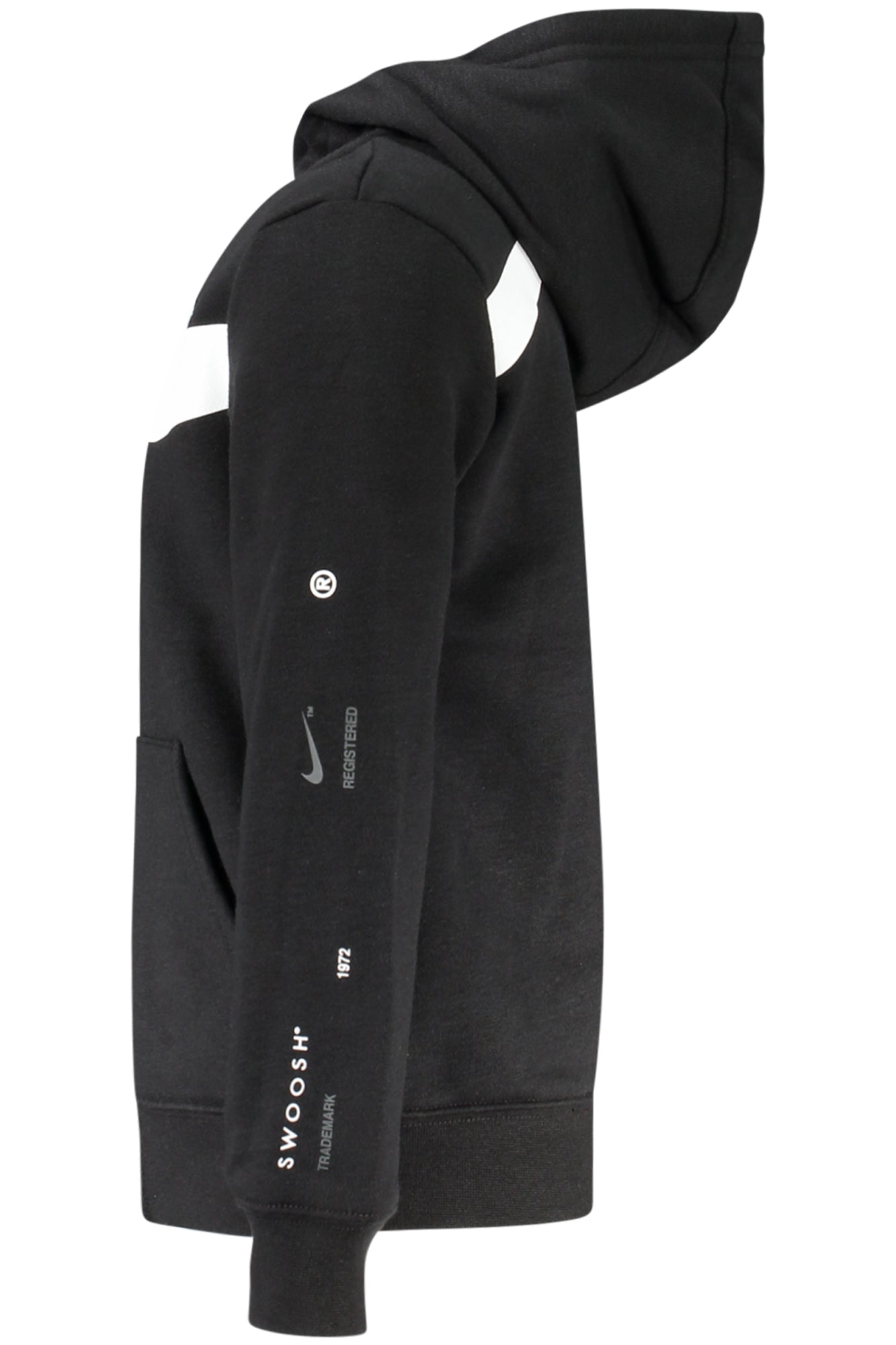 NIKE FELPA CON ZIP BAMBINO NERO