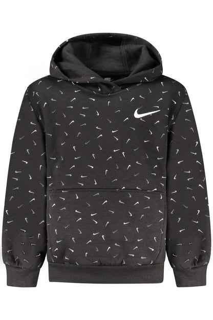 NIKE FELPA SENZA ZIP BAMBINA NERO