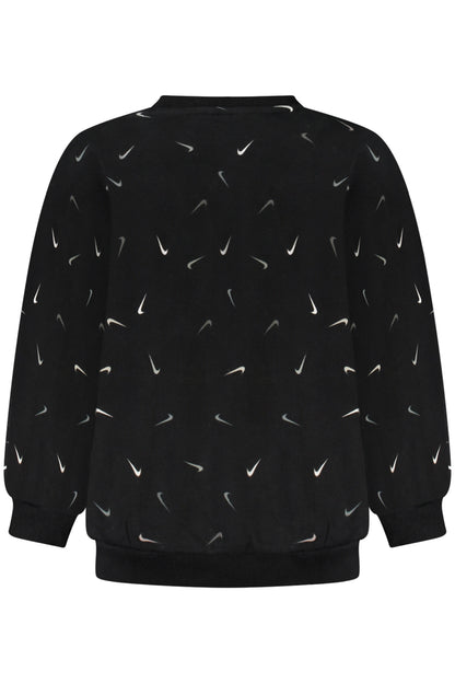 NIKE FELPA SENZA ZIP BAMBINA NERO