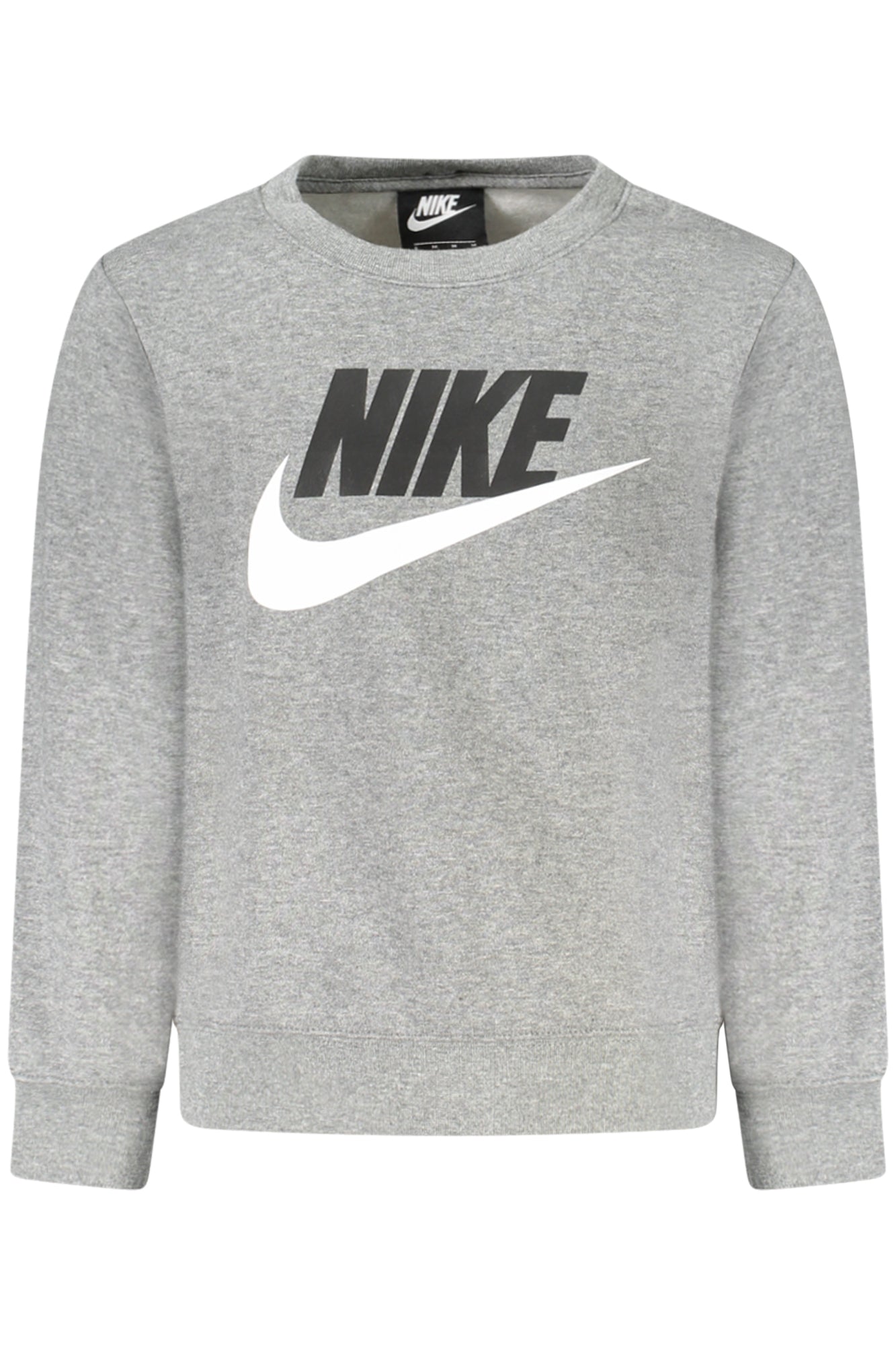NIKE FELPA SENZA ZIP BAMBINO GRIGIO