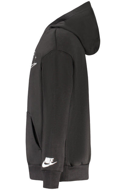 NIKE FELPA SENZA ZIP BAMBINO NERO