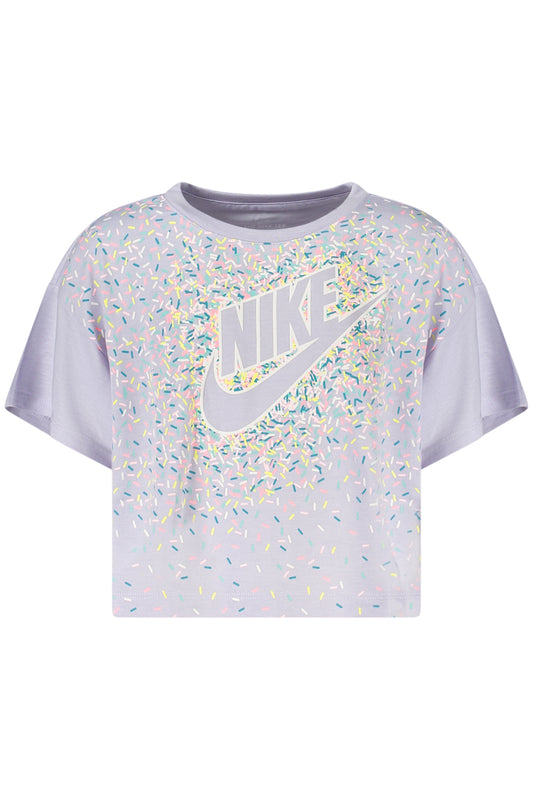 NIKE T-SHIRT MANICHE CORTE BAMBINA VIOLA