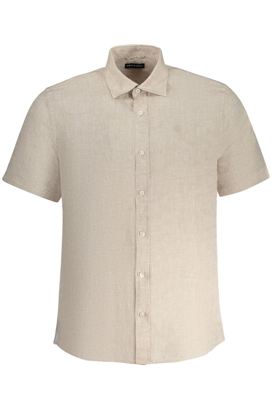 NORTH SAILS CAMICIA MANICHE CORTE UOMO BEIGE