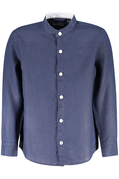 NORTH SAILS CAMICIA MANICHE LUNGHE BAMBINO BLU