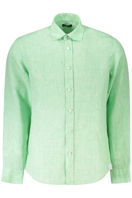 NORTH SAILS CAMICIA MANICHE LUNGHE UOMO VERDE