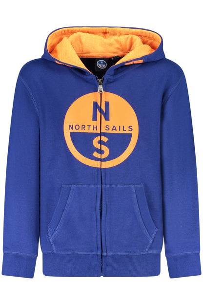 NORTH SAILS FELPA CON ZIP BAMBINO BLU