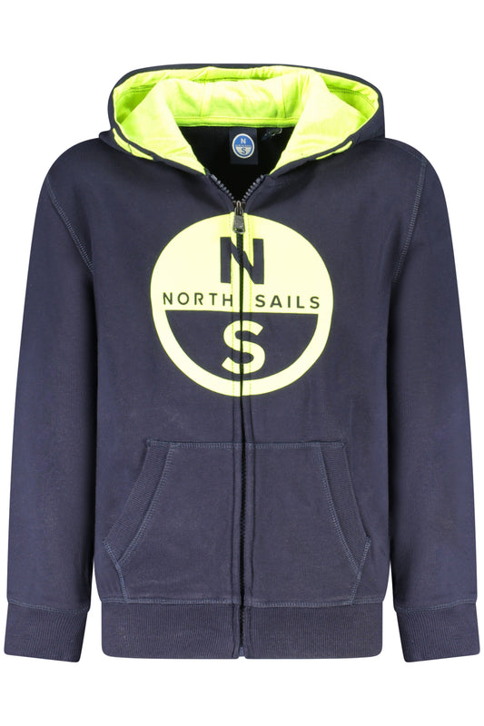 NORTH SAILS FELPA CON ZIP BAMBINO BLU