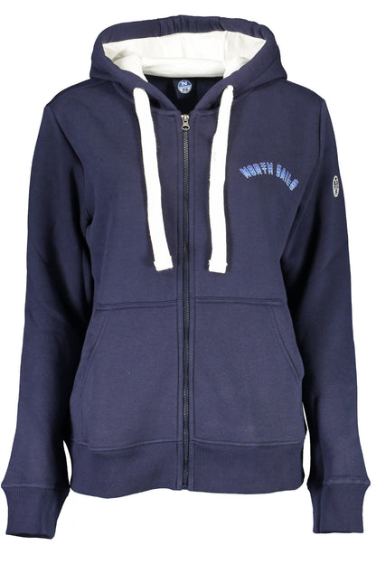 NORTH SAILS FELPA CON ZIP DONNA BLU