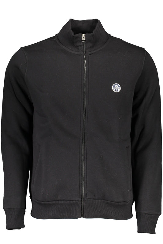 NORTH SAILS FELPA CON ZIP UOMO NERO
