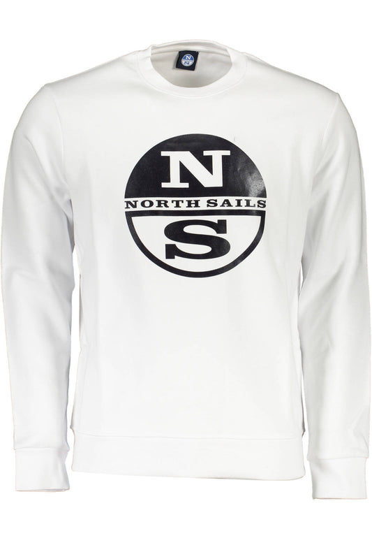 NORTH SAILS FELPA SENZA ZIP UOMO BIANCO