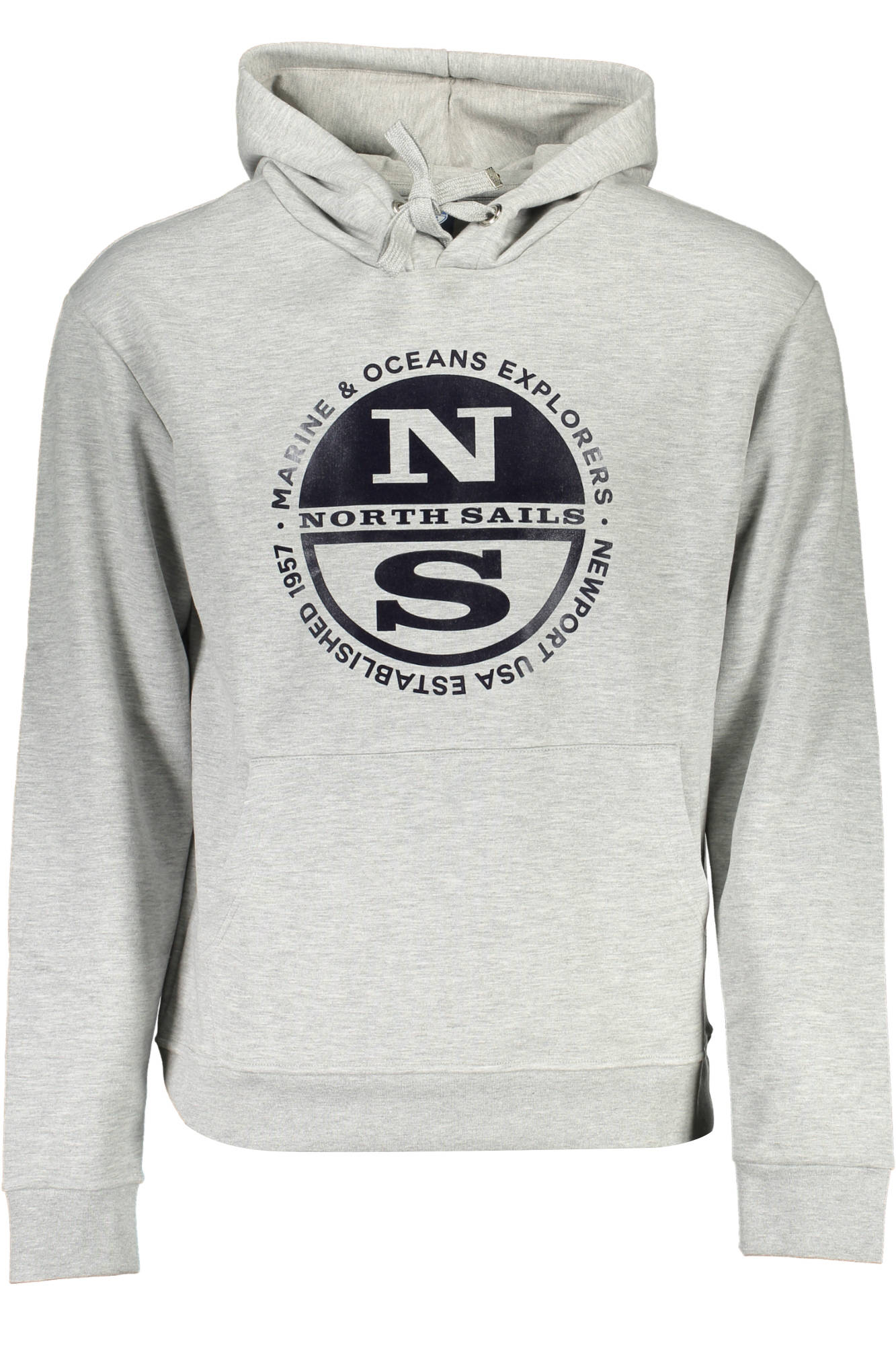 NORTH SAILS FELPA SENZA ZIP UOMO GRIGIO