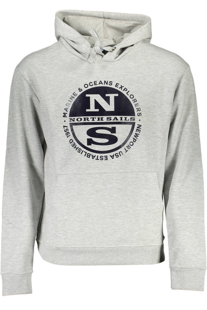 NORTH SAILS FELPA SENZA ZIP UOMO GRIGIO