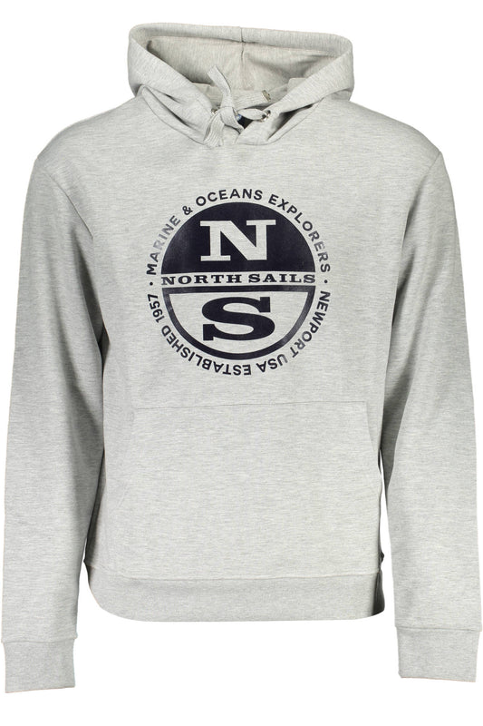 NORTH SAILS FELPA SENZA ZIP UOMO GRIGIO
