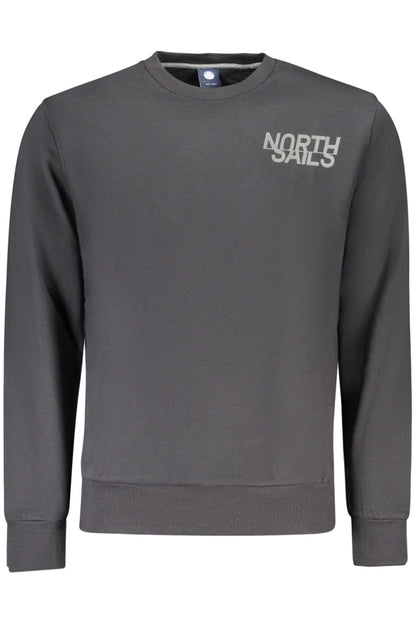 NORTH SAILS FELPA SENZA ZIP UOMO NERO