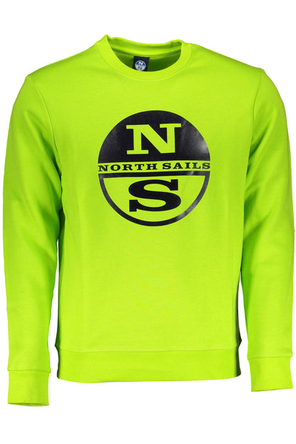 NORTH SAILS FELPA SENZA ZIP UOMO VERDE