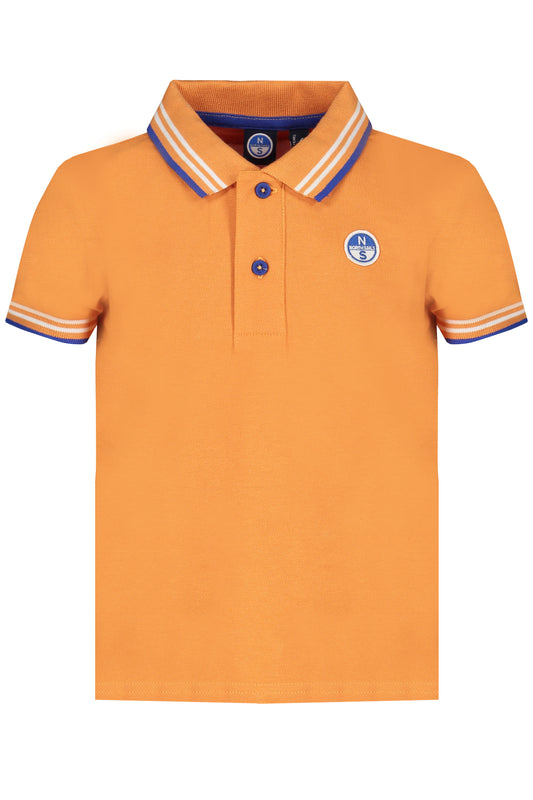 NORTH SAILS POLO MANICHE CORTE BAMBINO ARANCIO