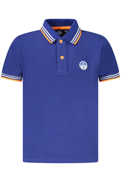 NORTH SAILS POLO MANICHE CORTE BAMBINO BLU