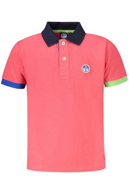 NORTH SAILS POLO MANICHE CORTE BAMBINO ROSA