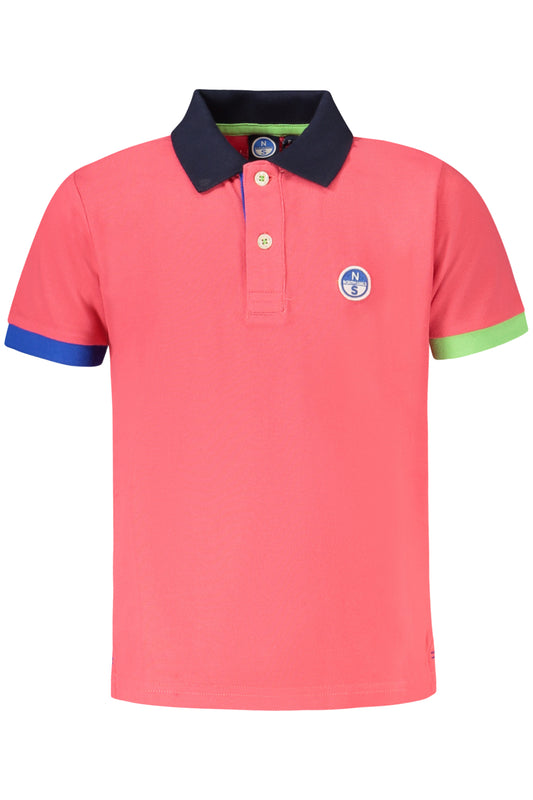NORTH SAILS POLO MANICHE CORTE BAMBINO ROSA