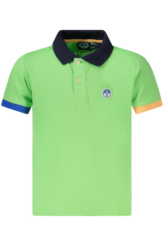 NORTH SAILS POLO MANICHE CORTE BAMBINO VERDE