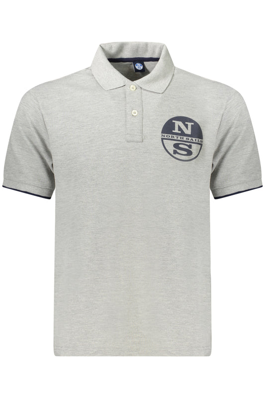 NORTH SAILS POLO MANICHE CORTE UOMO GRIGIO