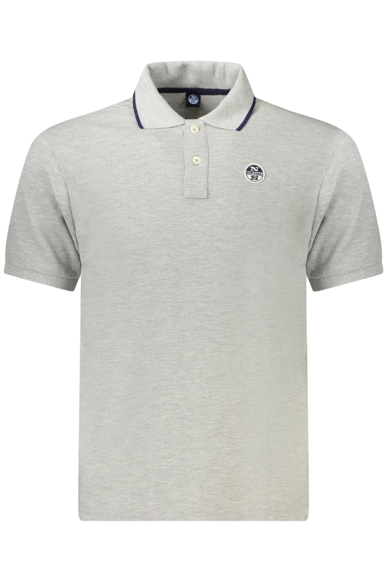 NORTH SAILS POLO MANICHE CORTE UOMO GRIGIO