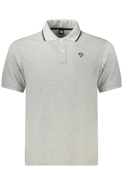 NORTH SAILS POLO MANICHE CORTE UOMO GRIGIO