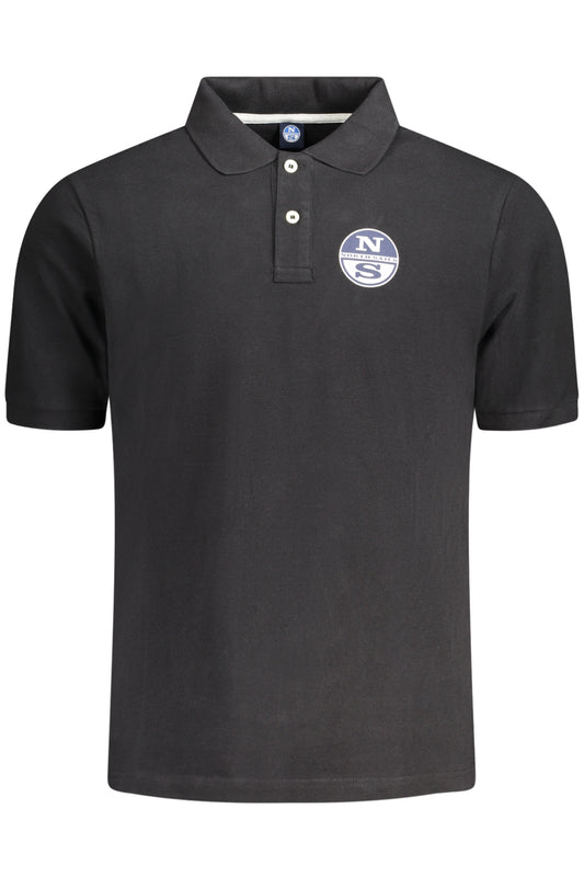 NORTH SAILS POLO MANICHE CORTE UOMO NERO