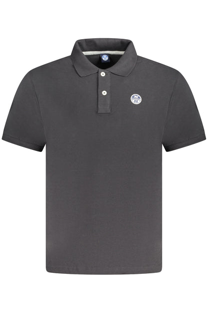 NORTH SAILS POLO MANICHE CORTE UOMO NERO