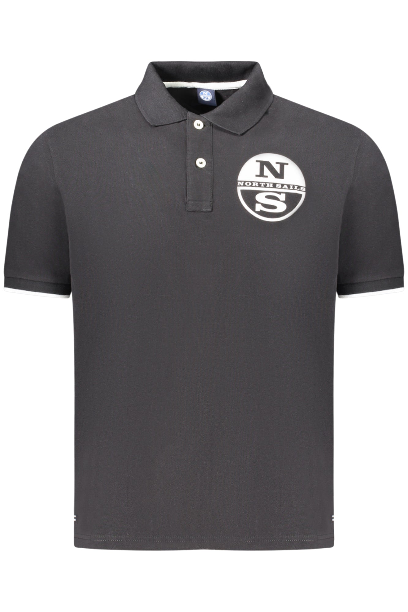NORTH SAILS POLO MANICHE CORTE UOMO NERO