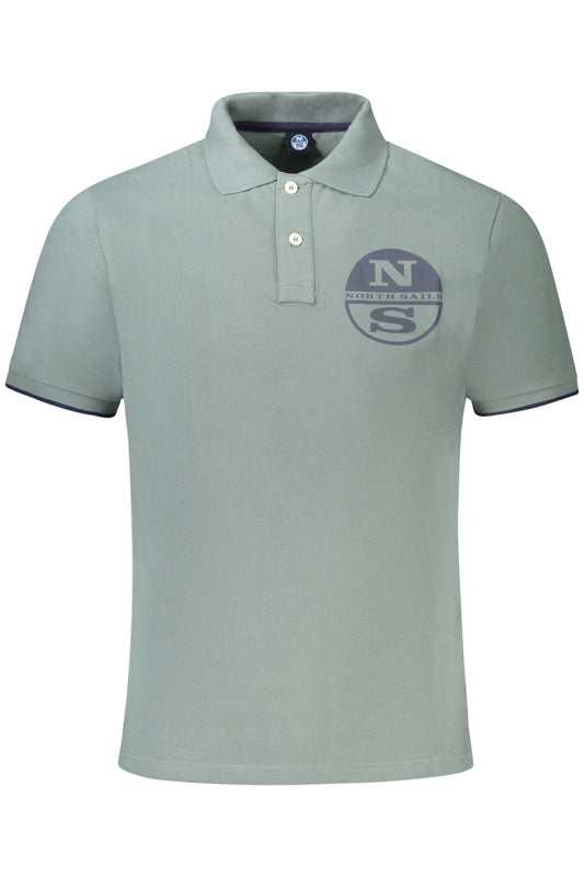 NORTH SAILS POLO MANICHE CORTE UOMO VERDE