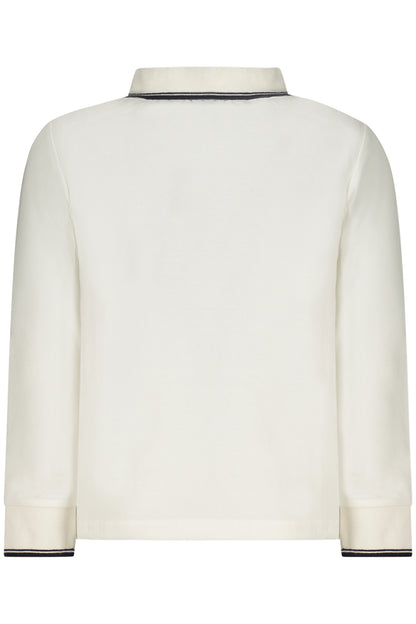NORTH SAILS POLO MANICHE LUNGHE BAMBINO BIANCO