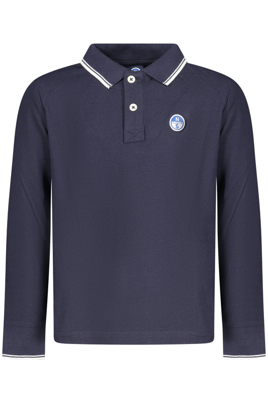 NORTH SAILS POLO MANICHE LUNGHE BAMBINO BLU
