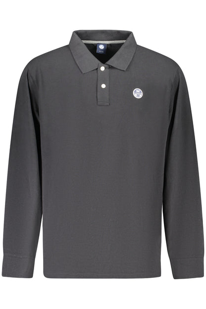 NORTH SAILS POLO MANICHE LUNGHE UOMO NERO