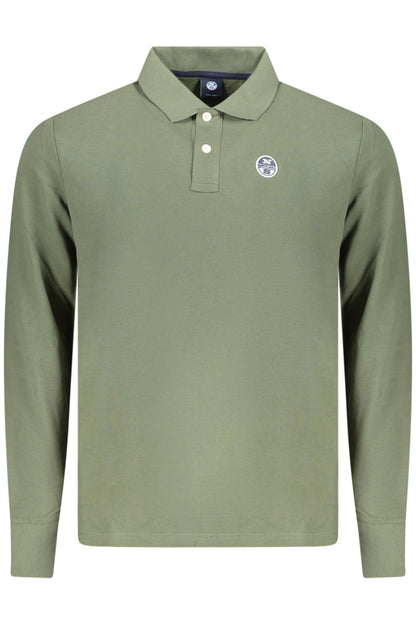 NORTH SAILS POLO MANICHE LUNGHE UOMO VERDE