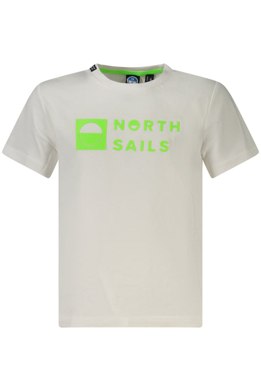 NORTH SAILS T-SHIRT MANICHE CORTE BAMBINO BIANCO