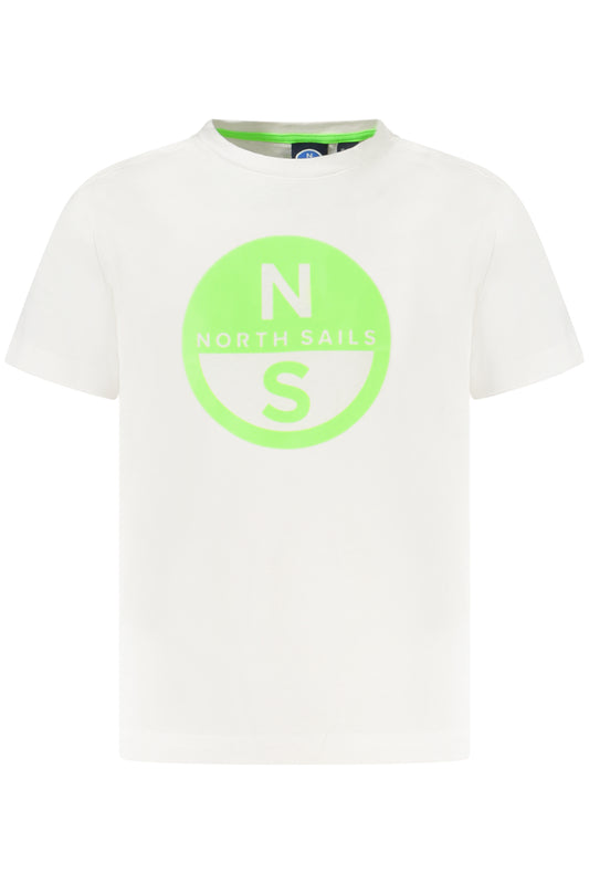 NORTH SAILS T-SHIRT MANICHE CORTE BAMBINO BIANCO