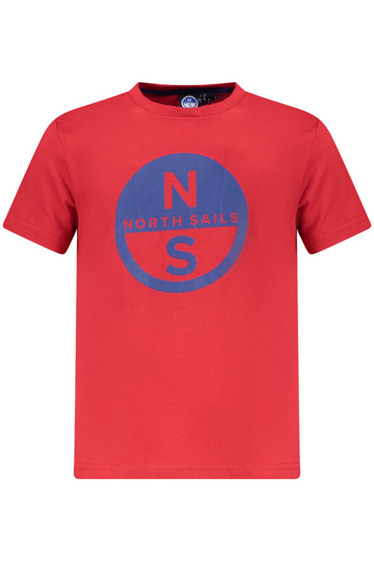 NORTH SAILS T-SHIRT MANICHE CORTE BAMBINO ROSSO