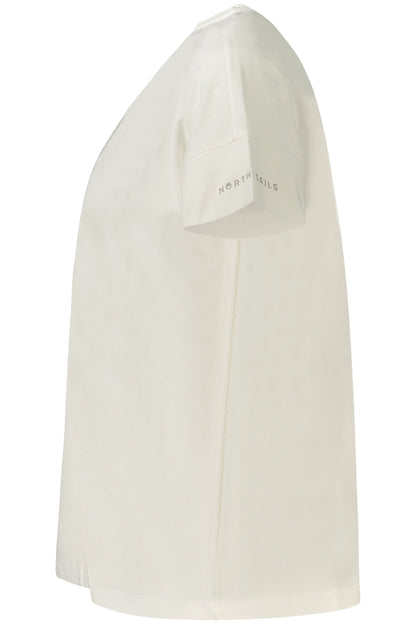 NORTH SAILS T-SHIRT MANICHE CORTE DONNA BIANCO