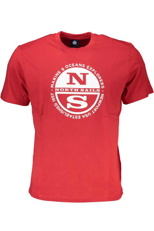 NORTH SAILS T-SHIRT MANICHE CORTE UOMO ROSSO